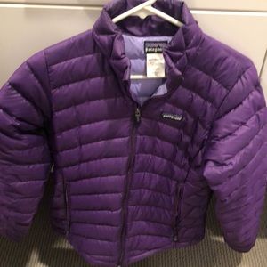 Patagonia jacket size xs purple